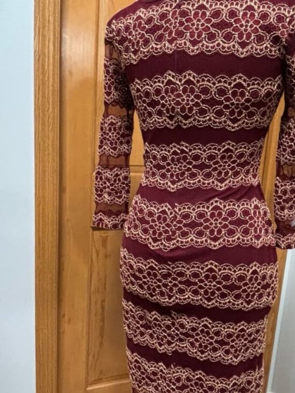 Gold Lace Overlay